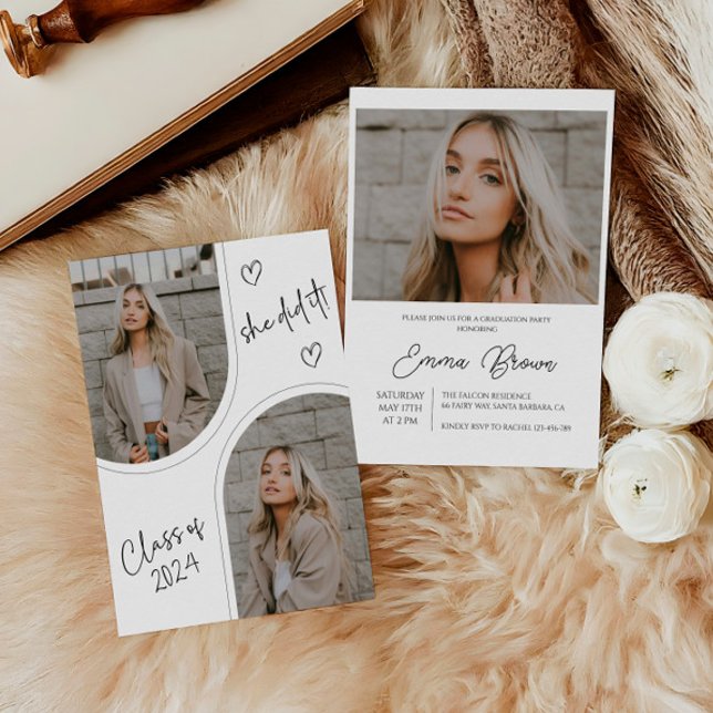 Convite Ela Fez Um Convite, Graduação De Mais velho (Criador carregado)