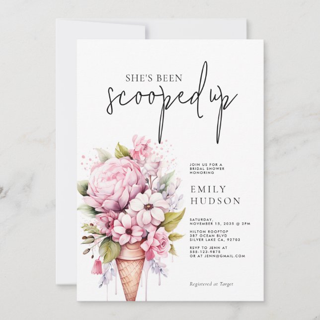 Convite Ela foi esfregada no Chá de panela (Frente)