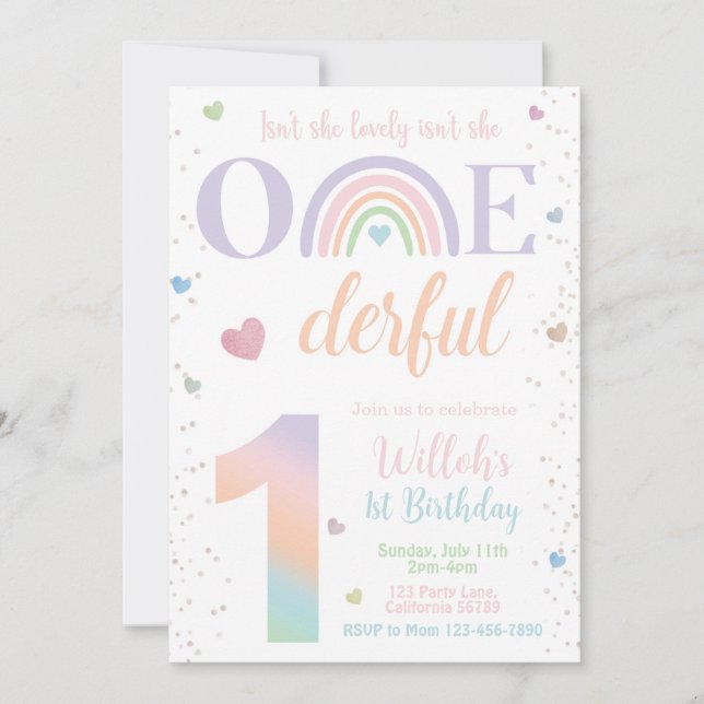 Convite Ela Não É Amável Não É Maravilhosa... Convidou Uma (Frente)