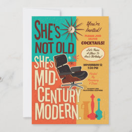 Convite Ela não é velha, sou convidada para o Partido Mode