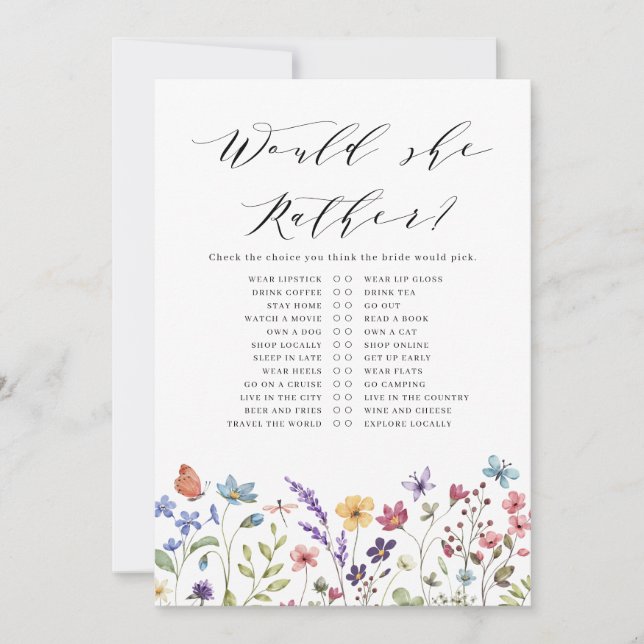 Convite Ela Preferencialmente o amor no jogo do Bloom? (Frente)