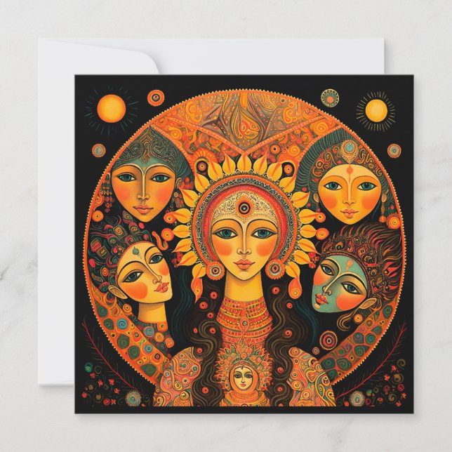 Convite Ela tem mulheres no coração e na alma (Frente)