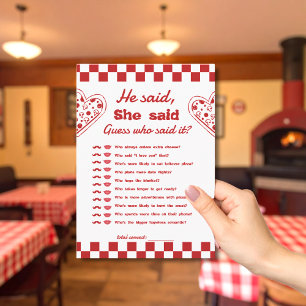 Convite Ele Disse Que Disse Pizza Bachelorette