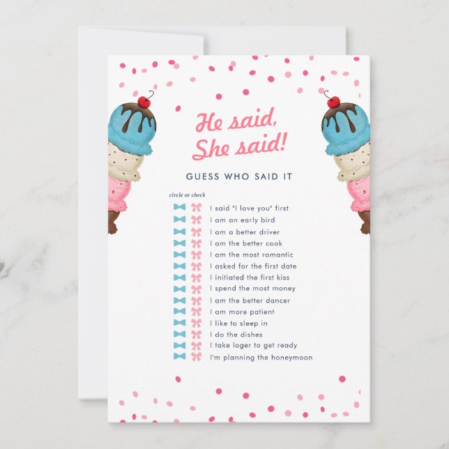 Convite Ele Disse Que Ela Disse Adivinhem Quem É O Melhor  (Frente)