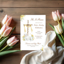 Ele É Risen Christian Páscoa