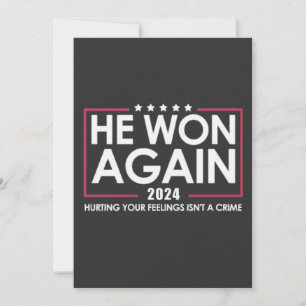 Convite Ele Ganhou Novamente A Inaguração Trump 2024 2025