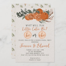 Ele ou Ela Pequena Revelação de Gênero Citrus Oran