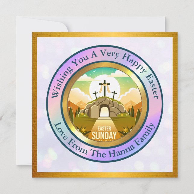 Convite Ele Ressuscitou e Celebração do Domingo de Resurre (Frente)