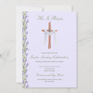 Convite Ele Ressuscitou Páscoa Cristã
