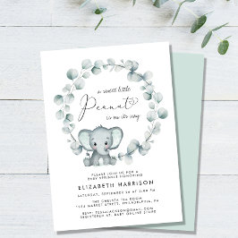 Convite Elefante Eucalyptus Baby Sprinkle