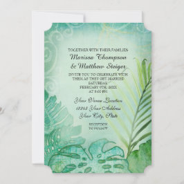 Convite Elefantes de Praia do Oceano Tropical Orelham Deix