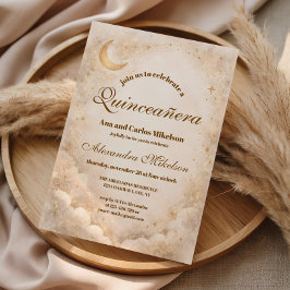 Convite Elegância ao Luar Quinze Anos