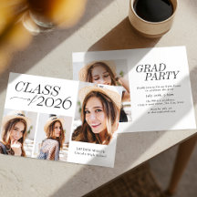 Elegância Moderna Turma de 2026 Foto Graduação