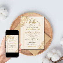 Elegância Muçulmana Casamento Nikah Mesquita Flora