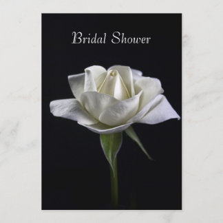 Convite Elegância no Chá de panela Branco