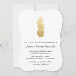 Convite Elegância tropical | Chá de panela de ananás