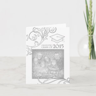 Convite elegant 2015 graduation announcement