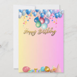 Convite Elegant Birthday Celebration Invitation Design