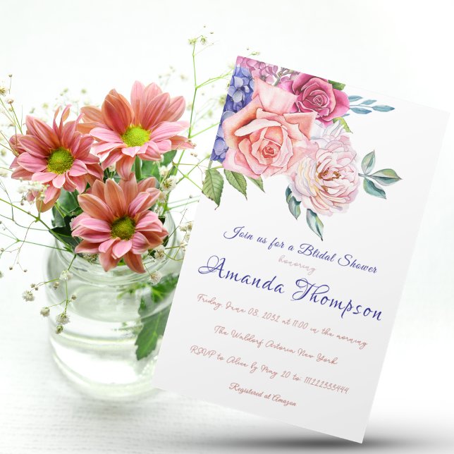 Convite Elegant Bridgerton theme Bridal Shower Tea Party (Criador carregado)