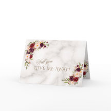 Elegant Burgundy Pink Blush Flowers Wedding