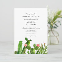 Elegant Cactus Garden | Bridal Shower Wedding