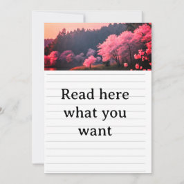 Convite Elegant Cherry Blossom Wedding Invitation - Romant