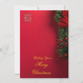 Convite Elegant Christmas Invitation Card | Merry Christma
