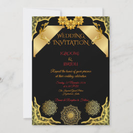 Convite Elegant Classic Marriage Invite Template