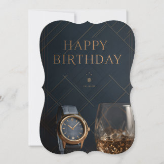 Convite Elegant & Customizable Digital Birthday Invitation