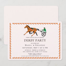 Convite Elegant Equestrian Garden Party Invitation