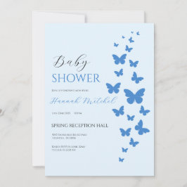 Convite Elegant Floral Baby Shower Invitation Customizable