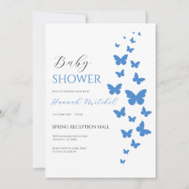 Convite Elegant Floral Baby Shower Invitation Customizable