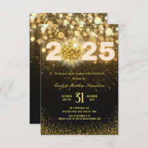 Elegant Gold Sparkles | New Years Eve Party 
