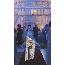 Convite "Elegant Golden Botanical Wedding Invitation - Foi