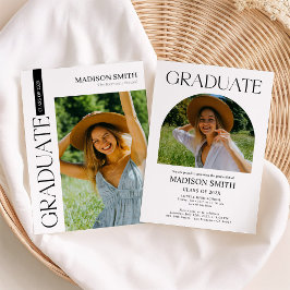 Convite Elegant Graduation Invitation