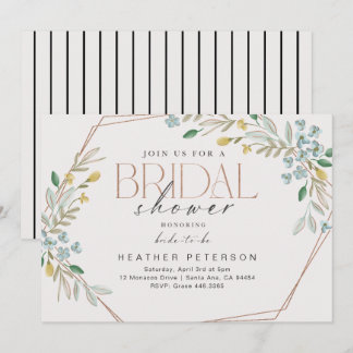 Convite Elegant Greenery