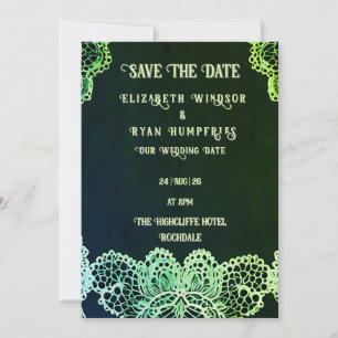 Convite Elegant Lace" Wedding Invitation Collection