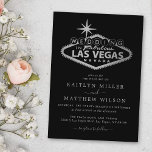 Convite Elegant Las Vegas Destination Wedding<br><div class="desc">Celebrate in style with these modern and very trendy wedding invitations. This design is easy to personalize with your special event wording and your guests will be thrilled when they receive these fabulous invites.</div>