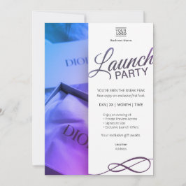 Convite Elegant Launch Party Invitation Template