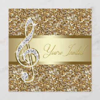 Convite Elegant Music Treble Clef Symphony Concert Conside