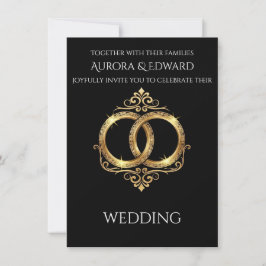 Convite Elegant Photo Wedding Invitation Card – Modern