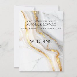 Convite Elegant Photo Wedding Invitation Card – Modern