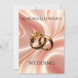Convite Elegant Photo Wedding Invitation Card – Modern