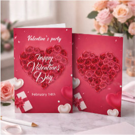 Convite Elegant Valentine’s Day Party Invitation