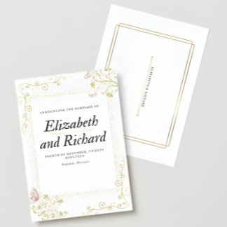 Convite Elegant Wedding Invitation