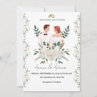 Convite Elegant Wedding Invitation – A Modern Touch for Yo