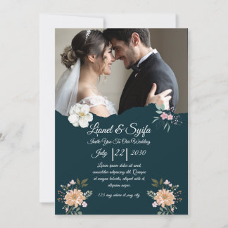 Convite Elegant Wedding Invitation – Classic & Romantic Ce
