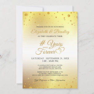 Convite Elegante Aniversário # ANOS EM DIREÇÃO AO PARA SEM