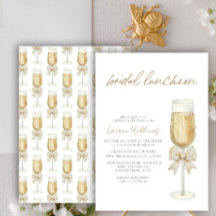 Elegante Arco Chic Script Bridal Luncheon