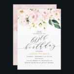 Convite Elegante Blush Floral e Eucalyptus 60º Aniversário<br><div class="desc">Uma design elegante para uma mulher elegante e feminina. O design apresenta uma aquarela com flores rosa e brancas, cor-de-rosa, juntamente com eucalipto e outros verdes, tocando toda a informação da festa de aniversário, uma elegante tipografia da caligrafia faz sobressair o cabeçalho "60º aniversário". Personalize usando os campos modelo fornecidos....</div>